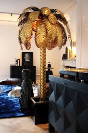 I became familiar with maison jansen as a teen, seeing their work credited in library books featuring european architecture and interior design. Xxl Maison Jansen Palm Tree Lamp Wauwshop Belgium