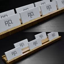 Wood business card holder multiple card display stand wooden desk organizer desktop card holder for men and women office desk accessories. Multiple Business Card Holder Bamboo Business Card Displays Business Card Holders Wood Business Card Holder