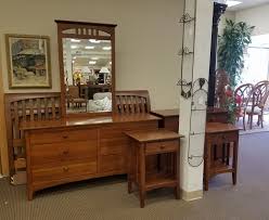 Our bed frames are available in a range of styles and materials so you can make your own personal style statement. This Ethan Allen American Impressions Bedroom Set Is 1895 King Size Bedframe Dresser With Mirror Two Nigh Furniture Home Decor Bedroom Furniture For Sale