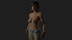 Overwatch - Pharah Topless 3D Print Model by qaz