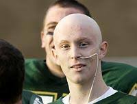 The hardest hit: Britt ready to beat bone cancer