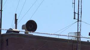 Federal Signal 500at Tornado Siren In Alert Tornado Air Raid Sirens