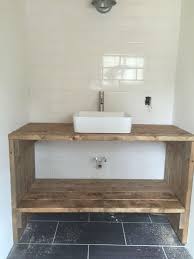 Homemade Vanity From 2x6 Boards Diy Bathroom Diy Bathroom Vanity Bathroom Cabinets Diy