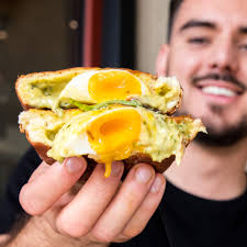 The PERFECT brunch combo: Eggs Benedict + Donuts 🍩😍