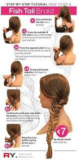 How To Do An Easy Fishtail Braid Ry Fish Tail Braid Easy Fishtail Braid Braids Step By Step