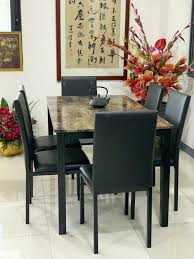 The best thing is that you only need to choose once instead of spending time searching separately for a matching table and chairs because these table sets got it all. Dining Set For Sale Dining Table Chair Set Prices Brands Review In Philippines Lazada Philippines