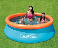 Quick Set Pool With 2 Pairs Of 3d Goggles Summer Waves Pool Waves