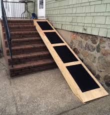 Some Assembly Required Ramp For 6 Steps To Aid In Older Or Small Dogs Need This Asap Haustier Treppe Hundehaus Ideen Hundehaus Diy