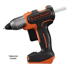 Black And Decker Cordless Glue Gun With Battery Pin On Crafts