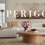 Gold Accent Vein Modern Porcelain Tile from www.perigold.com