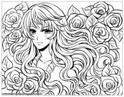 Enfin Des Mangas A Colorier Coloriages Difficiles Pour Adultes Cartoon Coloring Pages Coloring Pages For Girls Unicorn Coloring Pages