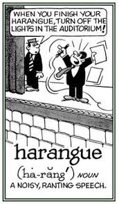 Harangue Weird Words Uncommon Words Unusual Words