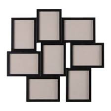 vaxbo collage frame for 8 photos black ikea in 2021 picture frames collage frames space saving solutions