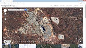 Google earth is now directly integrating timelapse for an interactive 4d experience.. Google Earth Engine Timelapse Fimiston Las Vegas Dubai From 1984 To 2016 Youtube