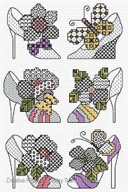 It's nice when they don't the pattern below is the newest one in our christmas series. Lesley Teare Designs Blackwork Shoes Cross Stitch Pattern