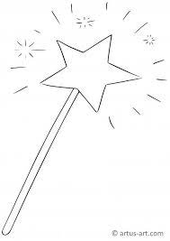 As soon as she finds herself in the hands of a person familiar with magic, absolutely incredible things begin to happen. Magic Wand Coloring Page Printable Coloring Page Artus Art