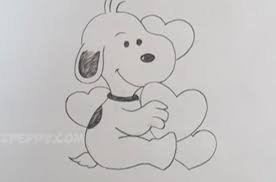Find over 100+ of the best free valentines day images. How To Draw A Valentine Doggy Jpg 500 330 Pixels Valentines Day Drawing Valentine Picture Basic Drawing