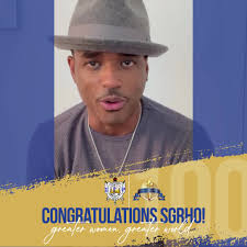Peace and blessings from Larenz Tate! Showing love and saying  congratulations