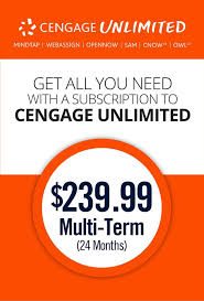 Maybe you would like to learn more about one of these? Cengage Unlimited Multi Term 24 Months 1st Edition Shopbooknow