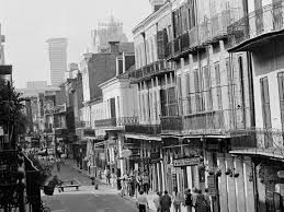 The ferry new camillia, which ran from madisonville to new orleans, docked along the eastern bank of the new basin canal circa 1920. New Orleans Old World Style French Quarter Photographic Print Art Com