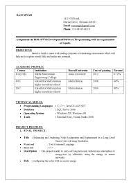 Best Resume Format Doc Resume Computer Science Engineering Cv Best Resume For Freshers Engineer Best Resume Format Resume Format For Freshers Job Resume Format