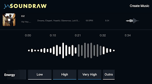 Screenshot of Soundraw