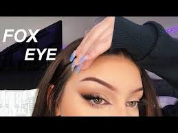Easy Quick Fox Eye Makeup Youtube Quick Eye Makeup Eye Makeup Steps Fox Eyes