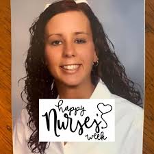 There she is folks… baby nurse Nicole. . . Happy Nurse's Week to all of my  colleagues. It's been a pleasure to work with you all over the last 19  years! 💕