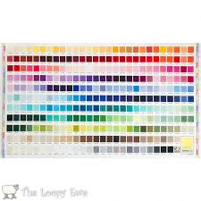 16600 205 Kona Color Chart Kona Cotton Solids The Loopy Ewe