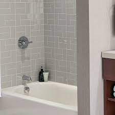 Since 1970, the carpet shoppe has supplied springfield and southwest missouri with a wide selection of ceramic and porcelain kitchen backsplash and shower tile. 3 X 6 Subway Wall Tile 48 Pcs Glossy Grey Backsplash Shower Bathroom New Ebay