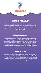 Minecraft survival with custom items, friendly community and much more! Pinnacle Semi Vanilla Smp 1 16 1 Custom Items New World 21 Pc Servers Servers Java Edition Minecraft Forum Minecraft Forum