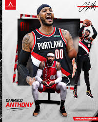 Carmelo kyam anthony ▪ twitter: Carmelo Anthony Portland Trail Blazers On Behance