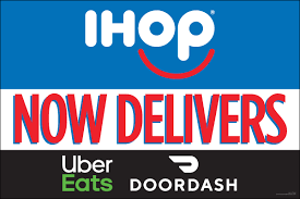 Now Delivering Yard Sign Uber Eats And Doordash 47 464 29 60 Ihop Local Store Marketing Materials From Smith Jones