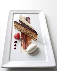 Opera Cake Gourmet Food Plating Fine Dining Desserts Food Plating
