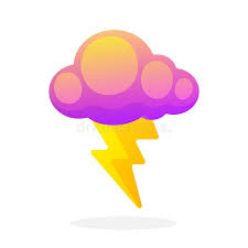 Welcome to guess the emoji: Electric Lightning Bolt With Cloud Stock Vector Illustration Of Climate Graphic 96145509