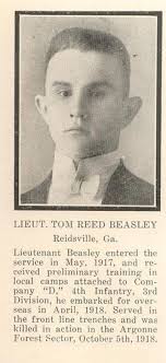 1LT Tom Reed Beasley Sr. (1895-1918)