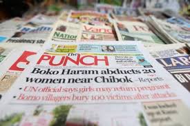 Newspaper Headlines For Monday 8th April 2019 All Round News 24 7 Headlines Today Newspaper Headlines Nigerian Newspapers