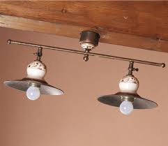 35934 2pl54 2 Lights Ceramic And Brass Track Light Illuminitaly Lighting Store