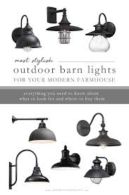 Gooseneck barn lights are actually fixtures that house led lights for outdoor and indoor lighting. Choosing The Best Barn Lights For Your Modern Farmhouse Anderson Grant