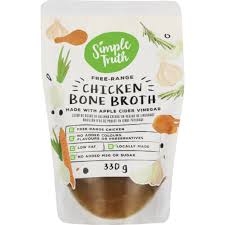 Maybe you would like to learn more about one of these? Simple Truth Free Range Chicken Bone Broth Made With Apple Cider Vinegar 330g Gravies Sauces Pastes Cooking Ingredients Food Cupboard Food Checkers Za