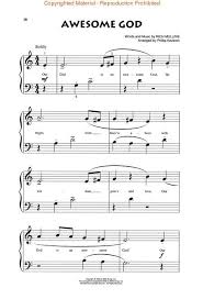 Our God Is An Awesome God Sheet Music Free Sheet Music Violin Sheet Music