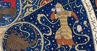 Mars In Scorpio In The Horoscope Of Timurid Prince Iskandar Islamic Miniature 1411 Iran Wellcome Library L Astrology Art Islamic Paintings Miniature Art