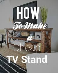 How To Make A Cheap Tv Stand Home Diy Diy Tv Stand Diy Tv