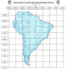 Latitude And Longitude Practice Puzzle South America Teaching Geography Longitude Project Based Learning