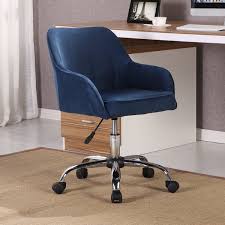 Did you scroll all this way to get facts about blue velvet chair? Belleze Office Chair Mid Back Desk Task Velvet Seat Backrest Support Blue