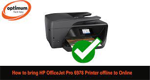 In windows 10 settings on my hp laptop, there is no option to select color. Solved How To Bring Hp Officejet Pro 6978 Offline To Online