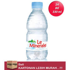 Botol air minum mineral hidrogen dr alkastone mampu mengubah air biasa menjadi air mineral hidrogen yang penuh manfaat untuk kesehatan tubuh terutama untuk mencegah penuaan dini. Le Minerale Air Mineral Dalam Kemasan Botol Mini 330 Ml Isi 24 Shopee Indonesia