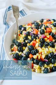 Blueberry Corn Salad Recipe Yummy Healthy Breakfast Recipes Cooking Recipes