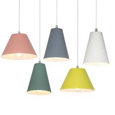 Zhaoke Modern Dining Room Lights Pendant Lamp Art Pendant Lights Colorful Lamp Shade Luminaire Colorful Lamp Shades Modern Pendant Light Colorful Pendant Light