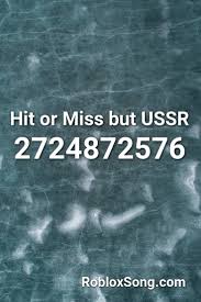 More kitchen gun roblox ids. Hit Or Miss But Ussr Roblox Id Roblox Music Codes Songs Roblox Theme Song